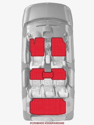 ЭВА коврики «Queen Lux» комплект для Audi S4 (B5)